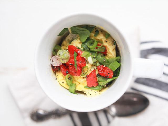 6 Microwave Meals In A Mug For Busy Days Women S Health Microwave Meals In A Mug Vegetable Omelette